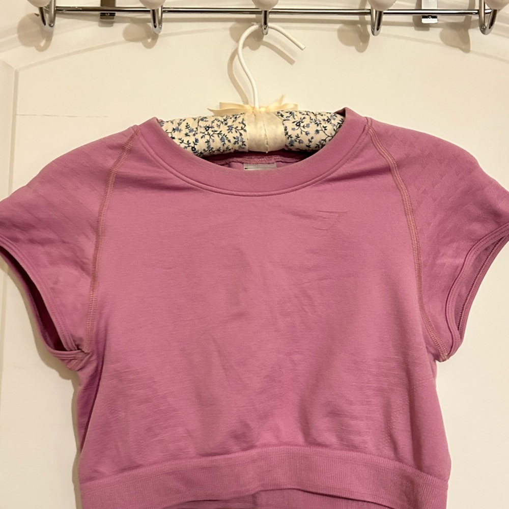 Gymshark Lavender Crew Neck Top